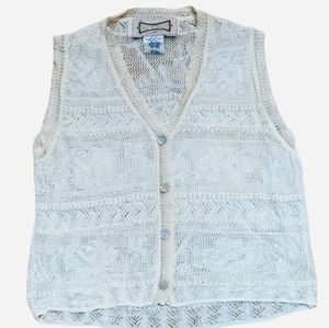 Vintage Crochet Vest
